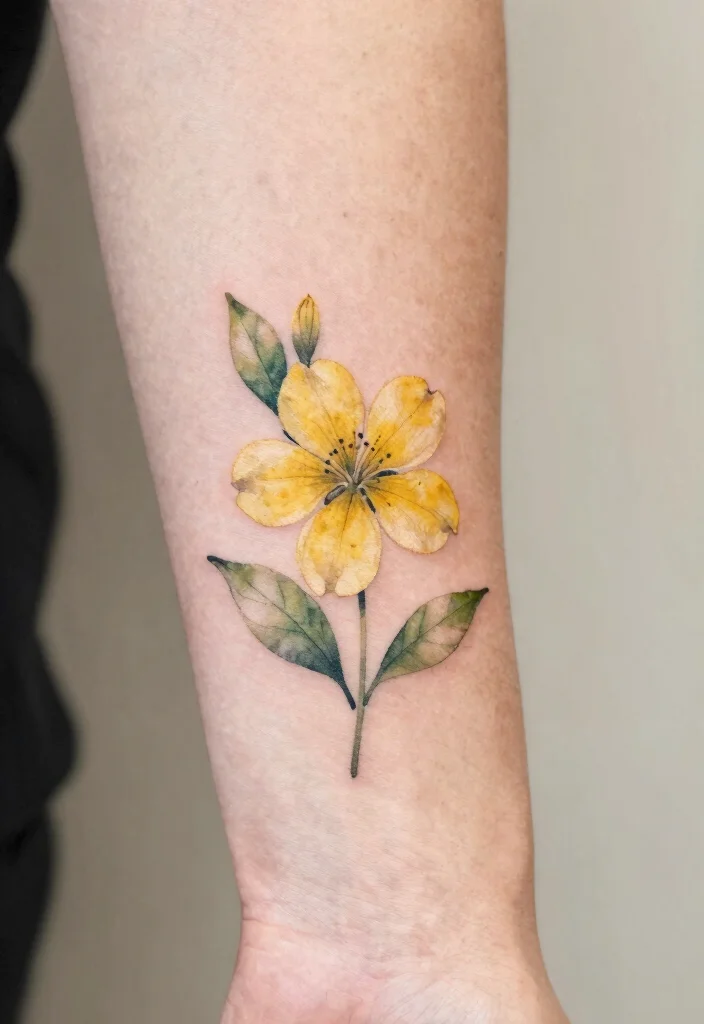 14 Jonquil Flower Tattoo Ideas With Soft Spring Meaning 1 14 Jonquil Flower Tattoo Ideas With Soft Spring Meaning - 1. Tiny Jonquil Tattoo on the Wrist 1