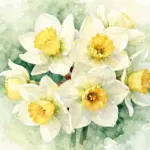 14 Jonquil Flower Tattoo Ideas With Soft Spring Meaning