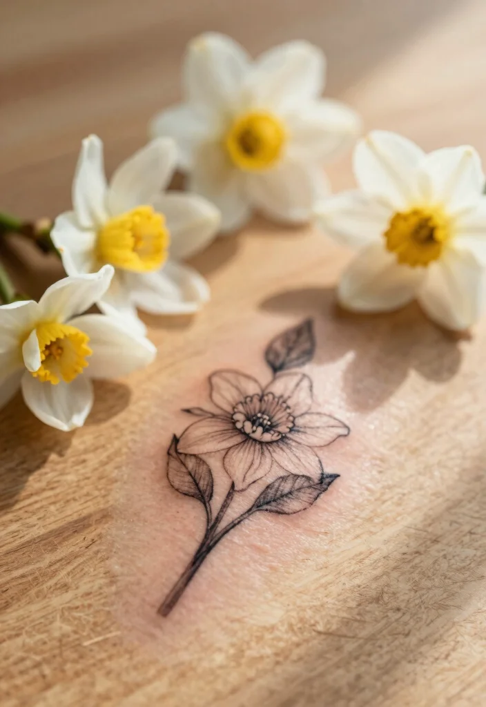 14 Jonquil Flower Tattoo Ideas With Soft Spring Meaning 65 14 Jonquil Flower Tattoo Ideas With Soft Spring Meaning - Conclusion 1