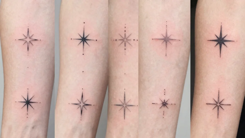 14 Simple Star Tattoo Ideas With Clean Minimal Style