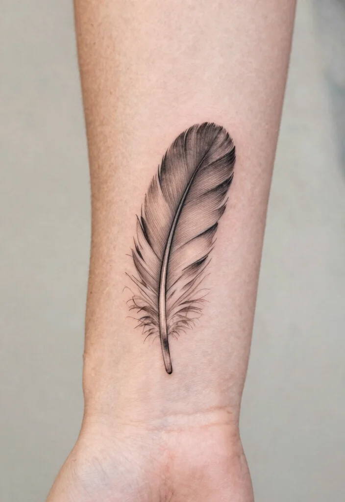 15 Angel Hand Tattoo Ideas With Spiritual Symbolism 53 15 Angel Hand Tattoo Ideas With Spiritual Symbolism - 13. Angelic Feather 1