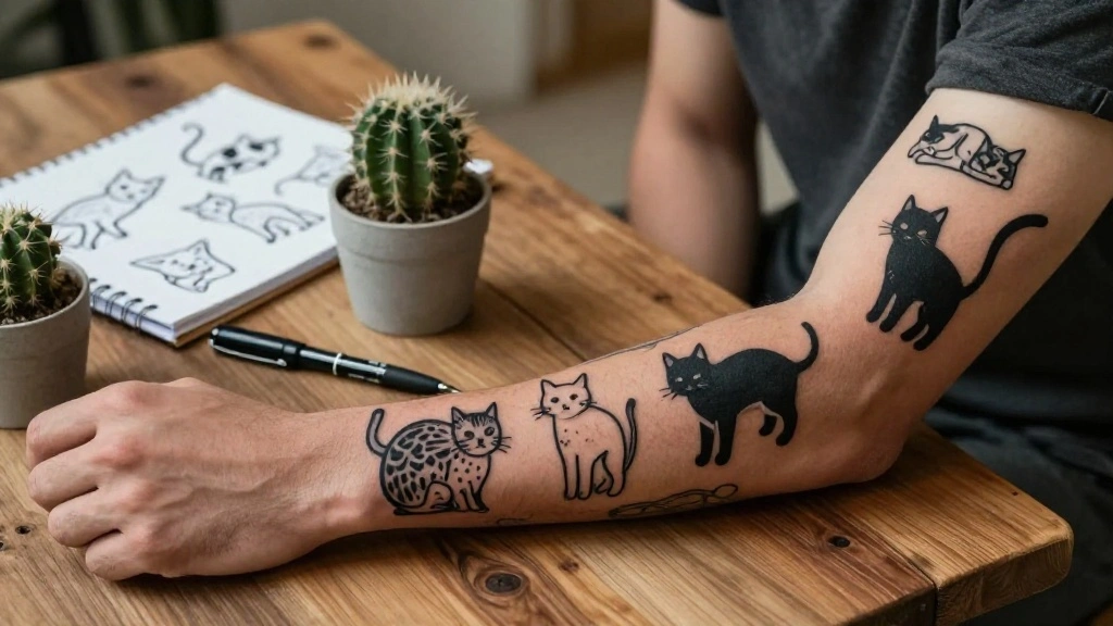 15 Cat Tattoo for Men Ideas With Bold Personality