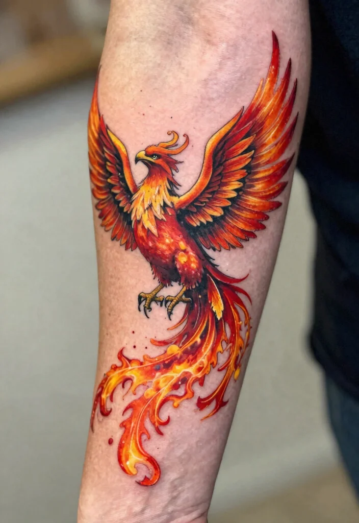 15 Phoenix Arm Tattoo Ideas With Fiery Rebirth 54 15 Phoenix Arm Tattoo Ideas With Fiery Rebirth - 14. Interactive Art 1
