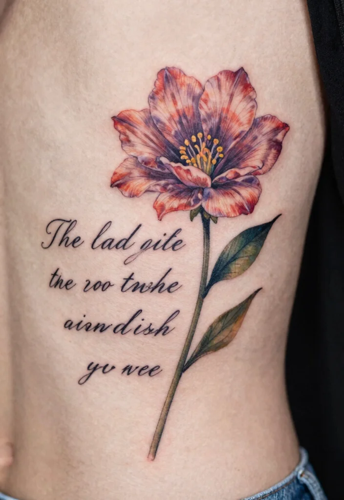 15 Queen of the Night Flower Tattoo Ideas With Mystical Beauty 30 15 Queen of the Night Flower Tattoo Ideas With Mystical Beauty - 10. Queen of the Night Flower with Quote 1