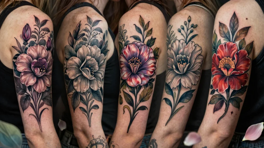 15 Queen of the Night Flower Tattoo Ideas With Mystical Beauty