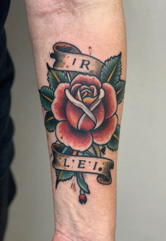 15 Rose Tattoo Unterarm Ideas With Classic Edge 40 15 Rose Tattoo Unterarm Ideas With Classic Edge - 10. Vintage Rose 1