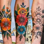 16 Barcelona Flower Tattoo Ideas With Artistic Flair
