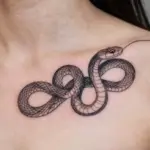 16 Collar Bone Snake Tattoo Ideas With Sharp Detail