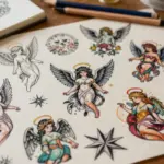 16 Female Angel Tattoo Ideas With Graceful Power