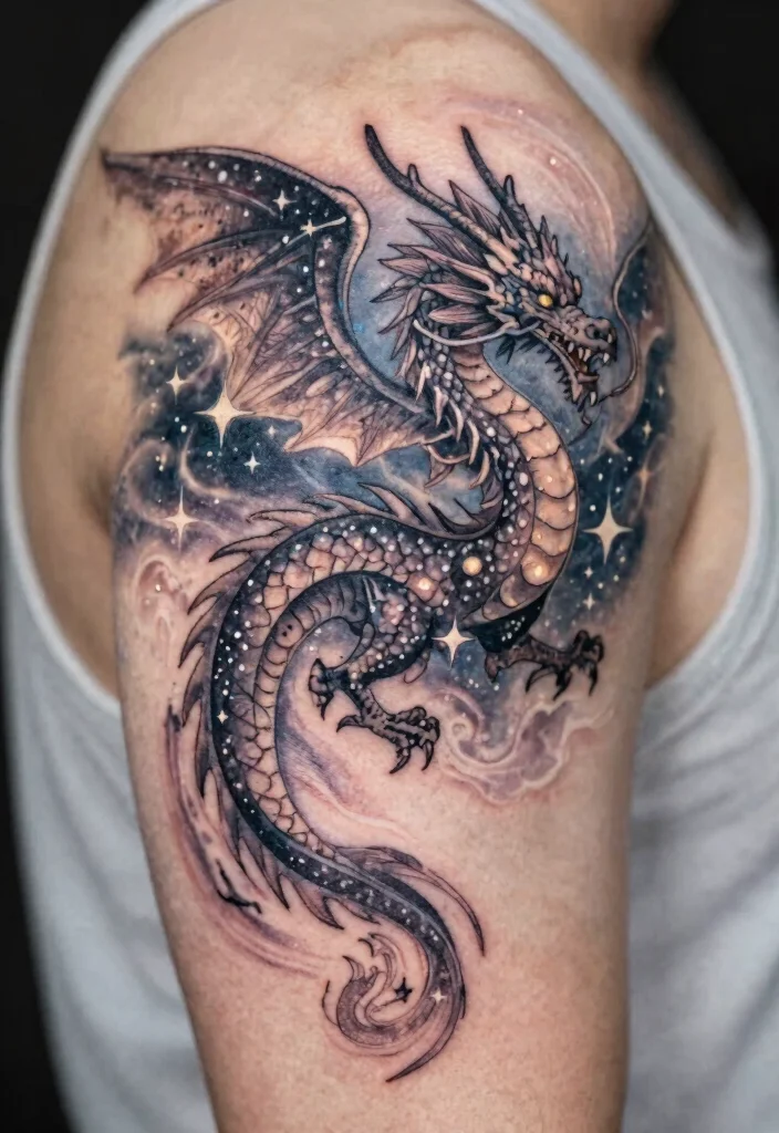16 Japanese Tattoo Art Dragon Ideas With Traditional Power 6 16 Japanese Tattoo Art Dragon Ideas With Traditional Power - 6. The Celestial Dragon 1
