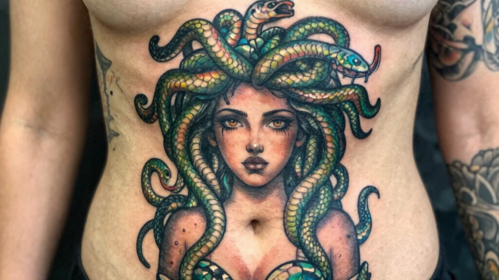 16 Medusa Hip Tattoo Ideas With Fierce Feminine Energy