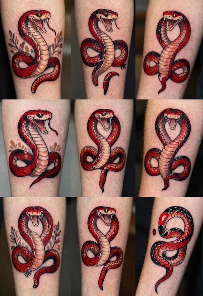 16 Red Snake Tattoo Ideas With Bold Fiery Energy 67 16 Red Snake Tattoo Ideas With Bold Fiery Energy - Conclusion 1