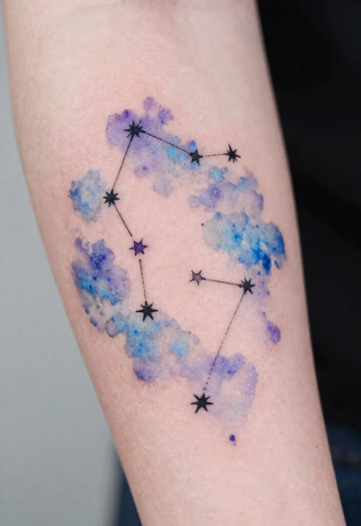 16 Year of the Dog Tattoo Ideas With Zodiac Symbolism - 3. Zodiac Constellation 1