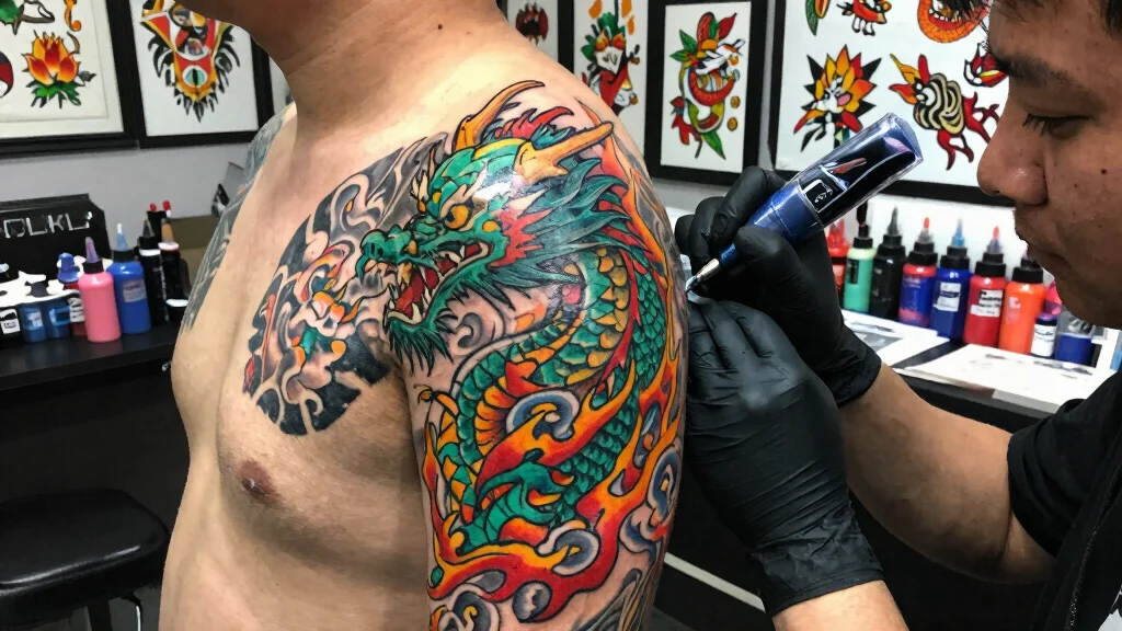 17 Dragon Shoulder Tattoo Ideas With Dynamic Motion