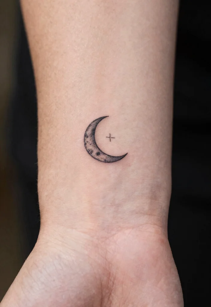 17 Moon Star Sun Tattoo Ideas With Celestial Balance - 14. Healing and Spiritual Tattoos 1