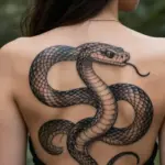 17 Snake Back Tattoo Women Ideas With Sleek Power