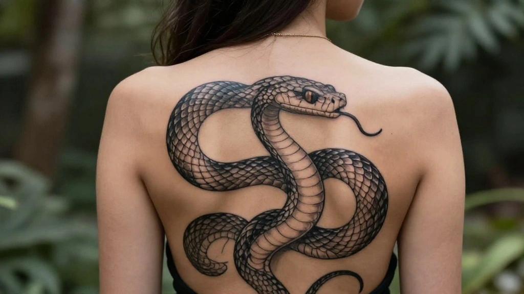 17 Snake Back Tattoo Women Ideas With Sleek Power