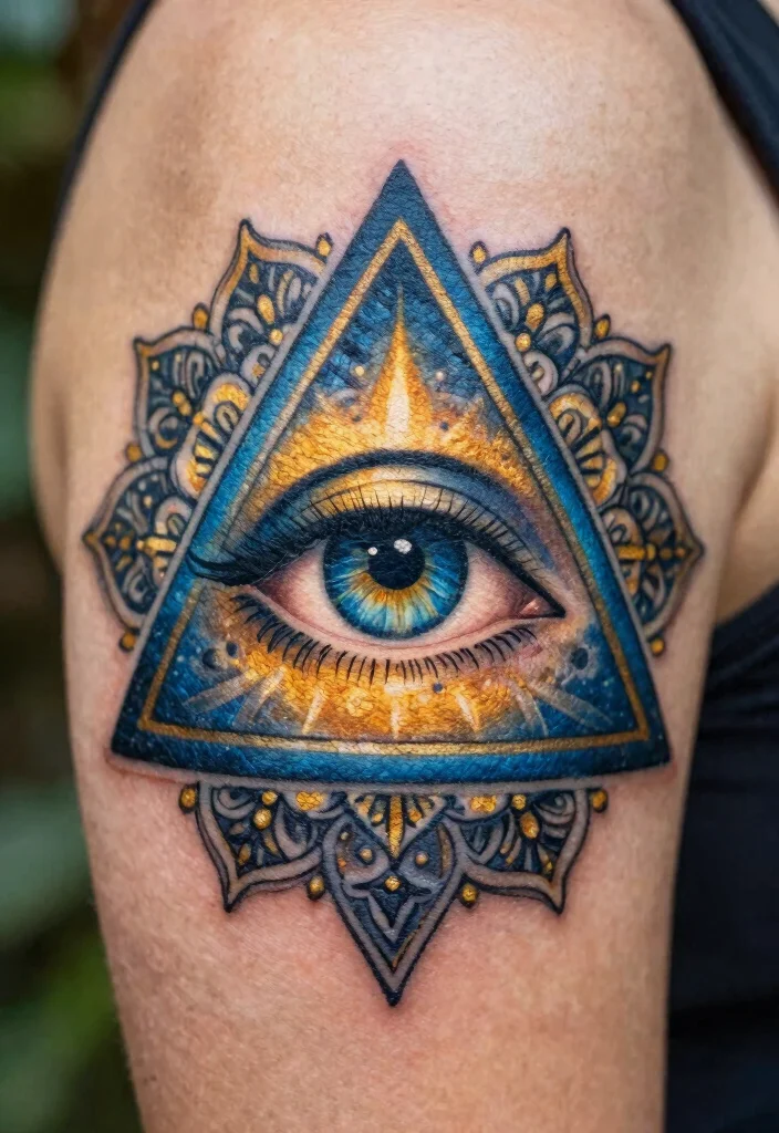 17 Third Eye Tattoo Ideas With Mystical Energy - 1. The Classic Third Eye 1