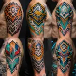 18 Cybersigilism Tattoo Stomach Ideas With Futuristic Edge