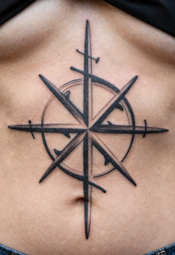 18 Cybersigilism Tattoo Stomach Ideas With Futuristic Edge 25 18 Cybersigilism Tattoo Stomach Ideas With Futuristic Edge - 5. Symbolic Cybersigils 1