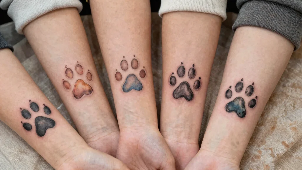 18 Dog Paw Print Tattoo Ideas With Loyal Meaning