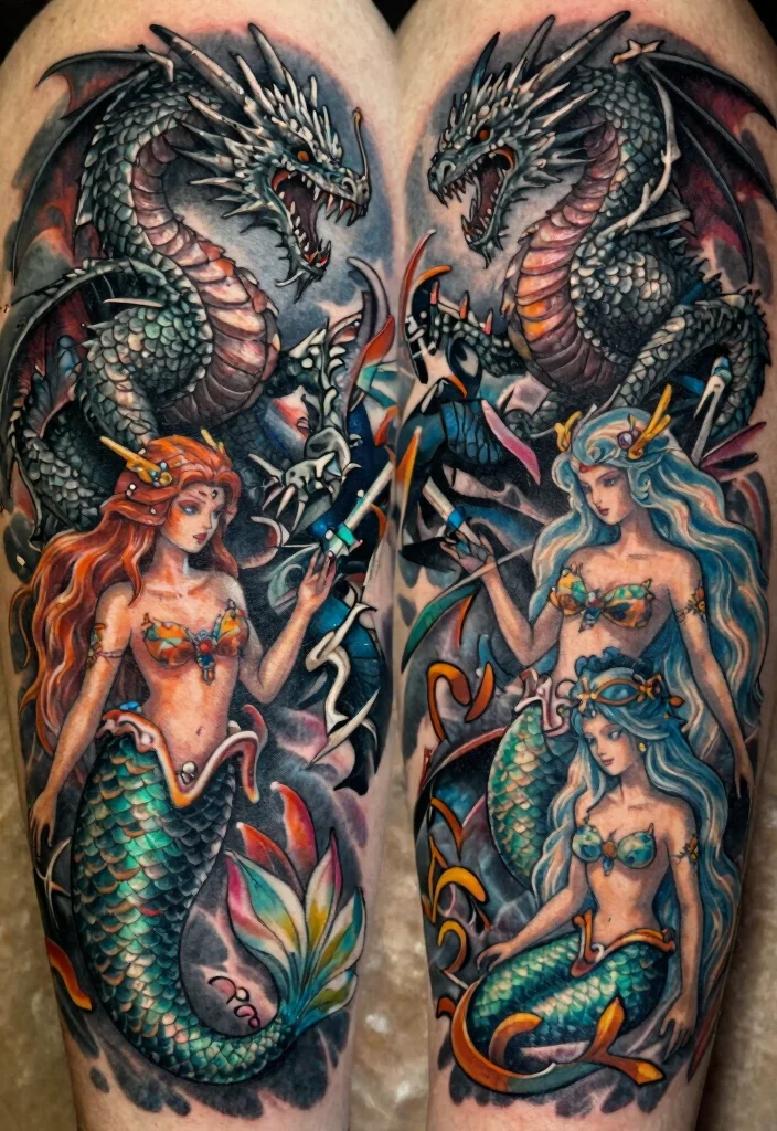 18 Friday the 13th Tattoo Flash Sheet Ideas With Spooky Vibes 43 18 Friday the 13th Tattoo Flash Sheet Ideas With Spooky Vibes - 13. Dark Fantasy Creatures 1