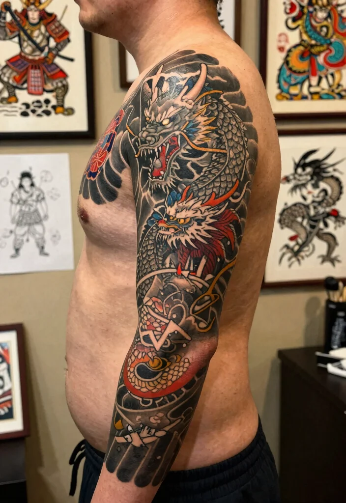 18 Samurai and Dragon Tattoo Ideas With Epic Intensity 69 18 Samurai and Dragon Tattoo Ideas With Epic Intensity - Conclusion 1