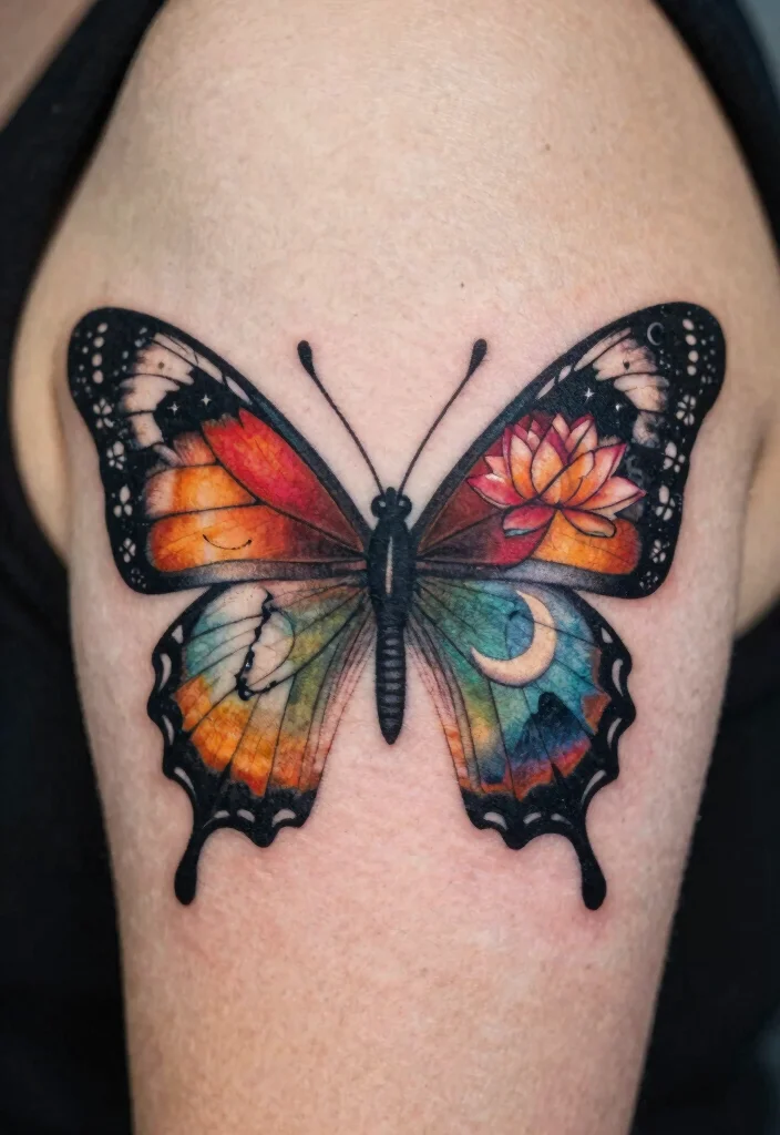 18 Unique Butterfly Tattoo Designs Ideas That Truly Stand Out - 7. Symbolic Stories 1